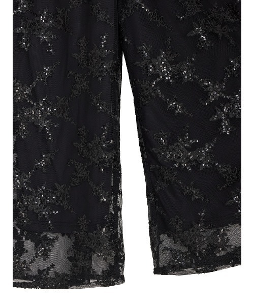 セール】SPANGLE LACE ROMPERS（サロペット/オーバーオール）｜Ameri