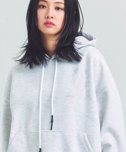 セール】2ND ARCHIVE-ラインストーン プルパーカー（パーカー