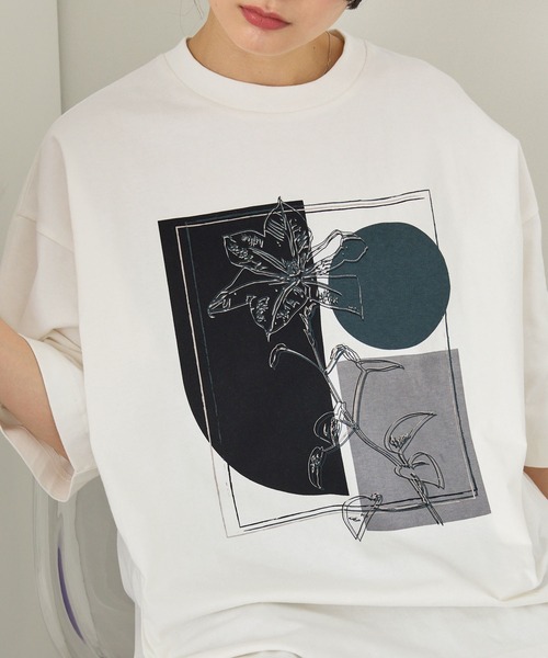 アートグラフィックデザインオーバーサイズ半袖Tシャツ（Tシャツ