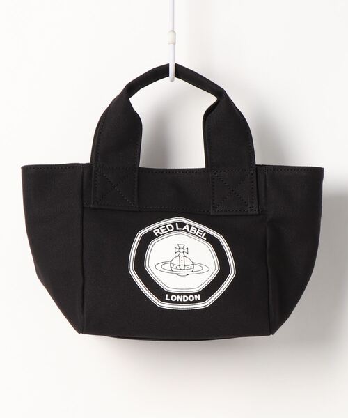 ヴィヴィアンウエストウッド トートバッグ キャンバス オーブ レッド