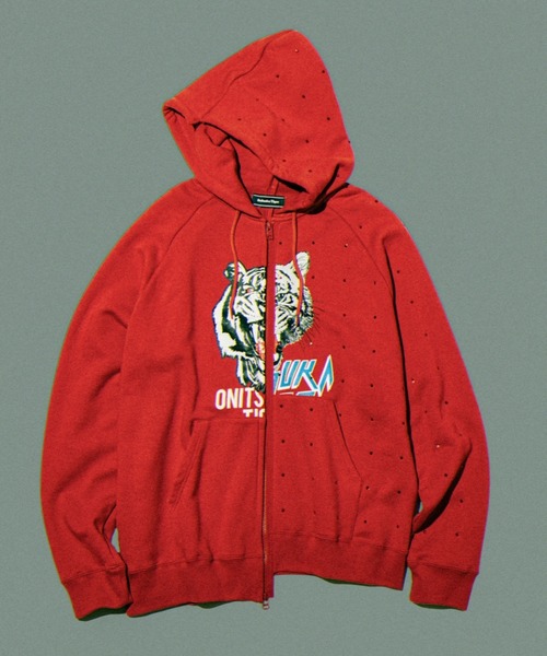TOMOO パーカー XLサイズ Zip Hoodie フーディー ZIP-UP HOODIE