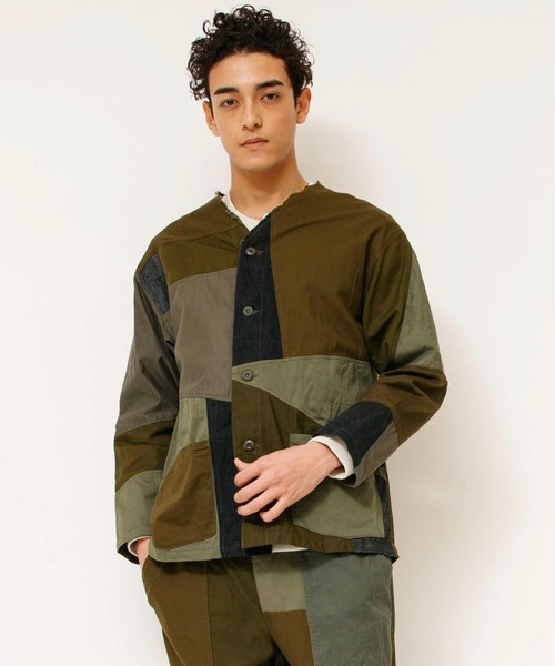 ブルブブBUL BU-BU N°10ICONパッチワーク中綿アウター ピンク 【公式通販】