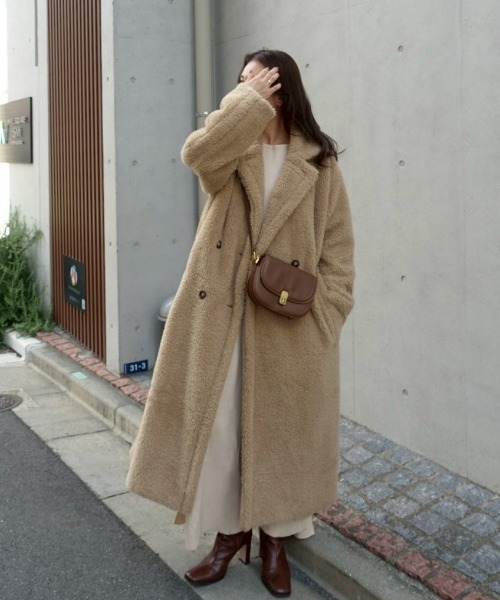 セール】テディボアロングコート（その他アウター）｜ACYM（アシーム