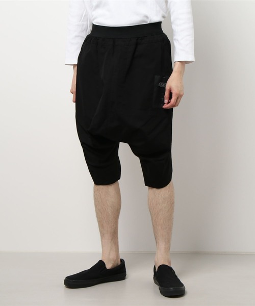 タグ有 JULIUS サルエルクロップドイージーパンツ サイズ2 BLACK タグ