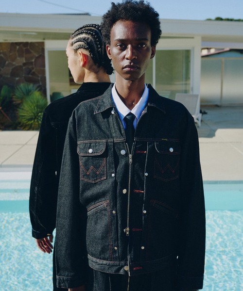 Wrangler × CamphorWood 】custom 2way trucker denim jacket【124MJ