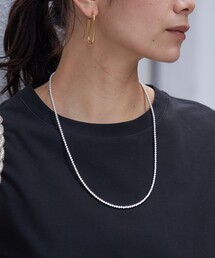 オーダー品 3ミリナバホパール+14金ビーズひとつのパターンネックレス