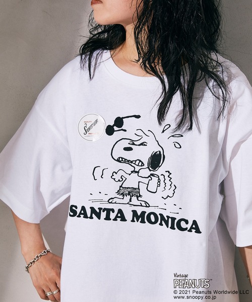 セール】【PEANUTS×SPORTS WEAR by relume】スヌーピーTシャツ（T