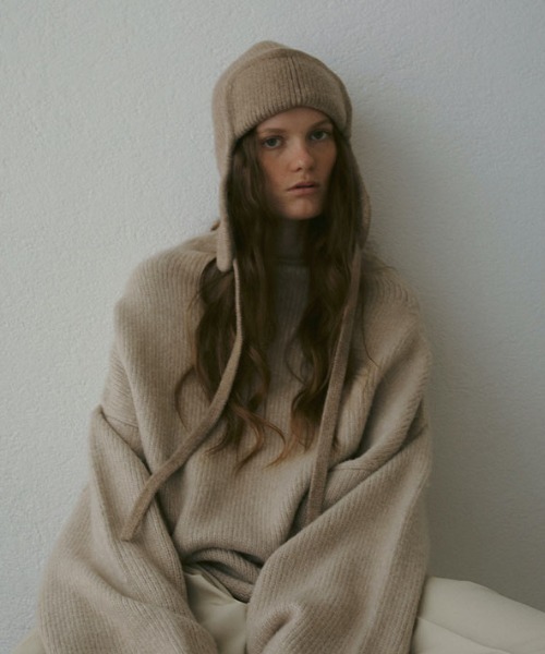 最終値下げ etre tokyo ヘザートーンフライトニットキャップ 最終