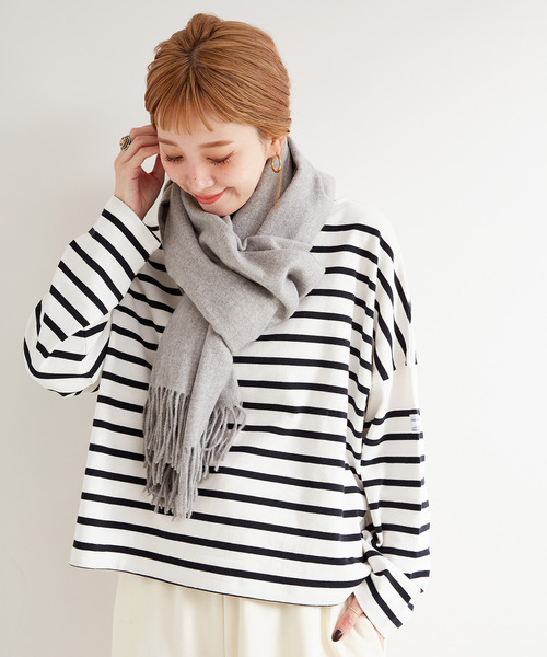 ウォッシャブルカシミヤタッチストール（マフラー）｜B.C STOCK（ベー