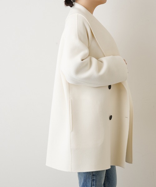 Whim Gazette（ウィムガゼット）の「リバーミドルコート（ピーコート