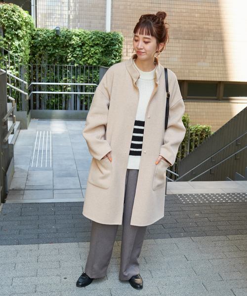 B.C STOCK（ベーセーストック）の「S120ブレンドリバーシブルミドル丈