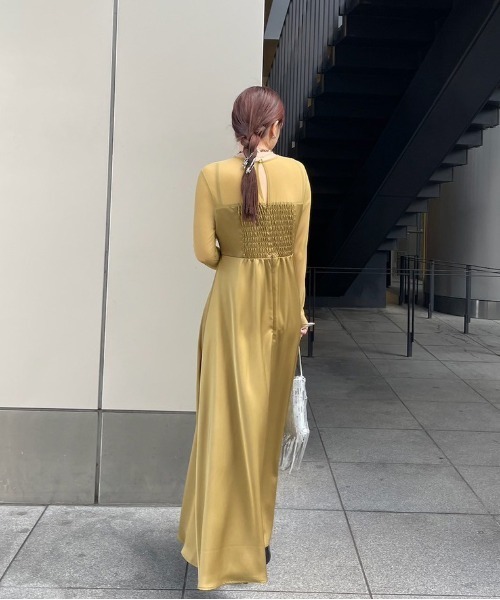 Ameri（アメリ）の「UPPER EMBROIDERY FLARE DRESS（ドレス）」 - WEAR