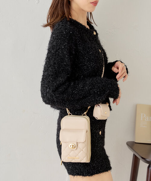 キルティングスマホショルダーバッグ（ショルダーバッグ）｜Chico