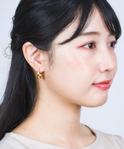 TOMWOOD】Liz Hoop Gold リズフープ ゴールド ピアス ユニセックス