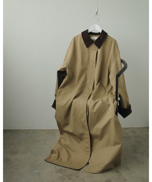 セール】Twill Soutiencollar Coat（モッズコート）｜anuke