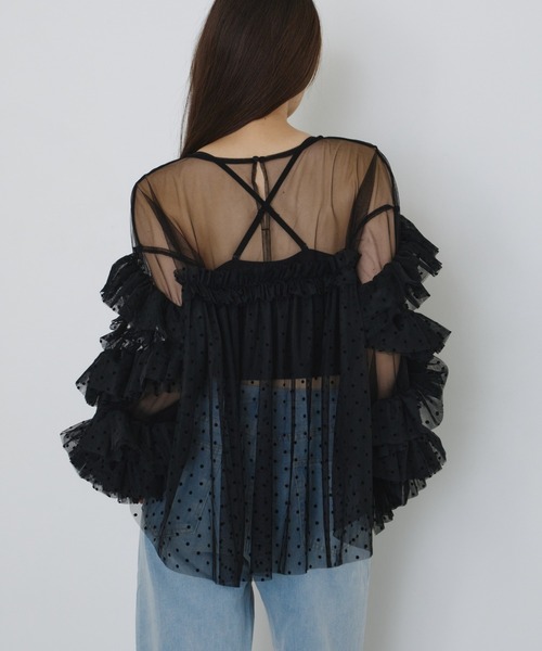 デコラティブチュールトップス / decorative tulle tops（ドレス