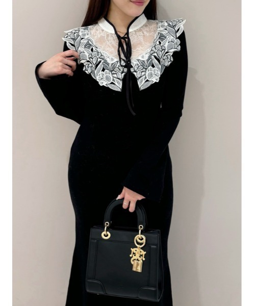 SNIDEL（スナイデル）の「エンブロイダリーレースワンピース