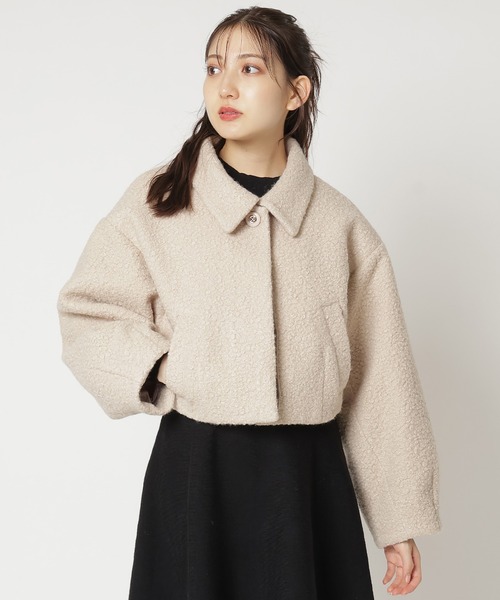 REDYAZEL（レディアゼル）の「パステル配色チェスタージップコート