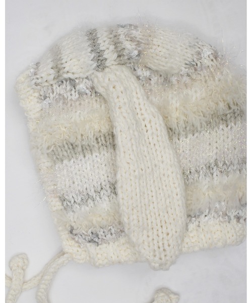 rurumu:（ルルムウ）の「rurumu:/ルルムウ/rurumu: usa-mimi knit cap