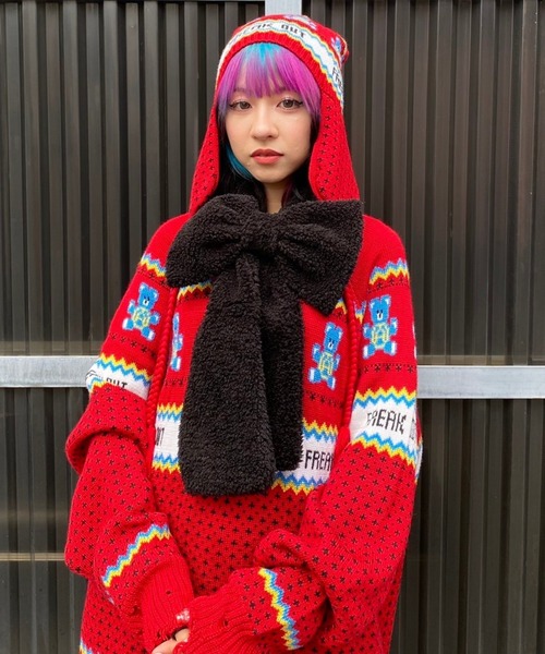 BOA RIBBON マフラー（マフラー）｜Candy Stripper（キャンディ