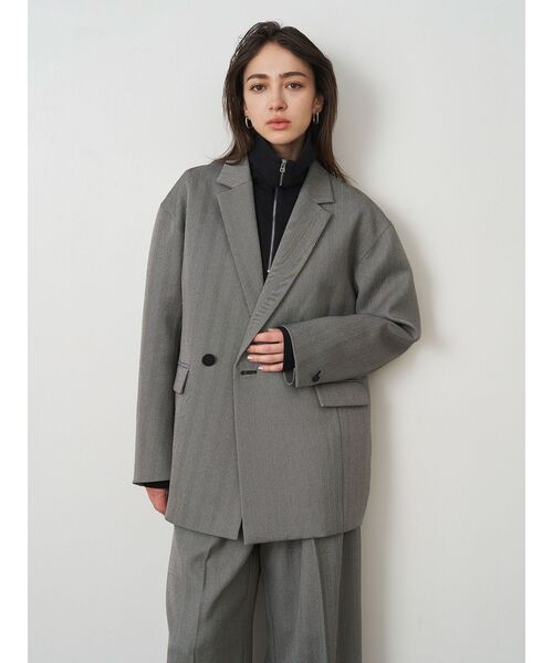 ELENDEEK（エレンディーク）の「ヘリンボーンオーバージャケット