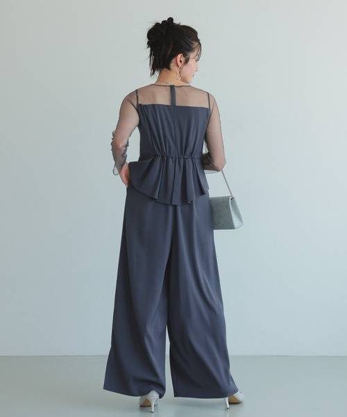 Dorry Doll パンツドレス ラップドペプラムパンツドレス : ZOZOTOWN