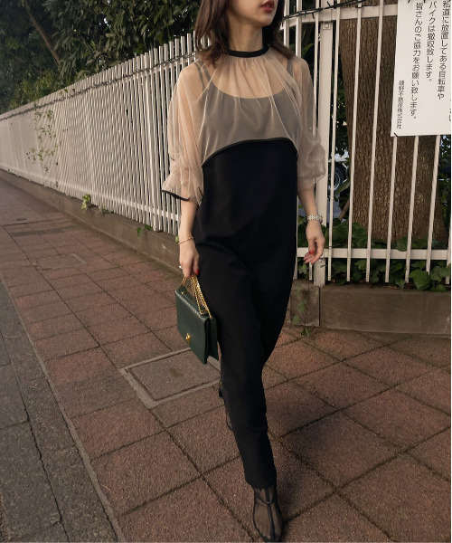 Ameri vintage MANY WAY AIRY VEIL DRESS