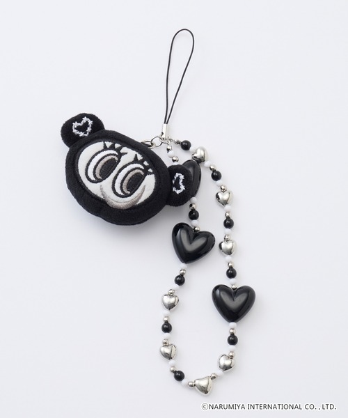 ナカムラくんコラボモノトーンハートチャームキーホルダー【ANGEL BLUE