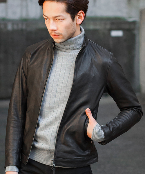 beauty&youth ユナイテッドアローズ ラムレザー シングル 革ジャン