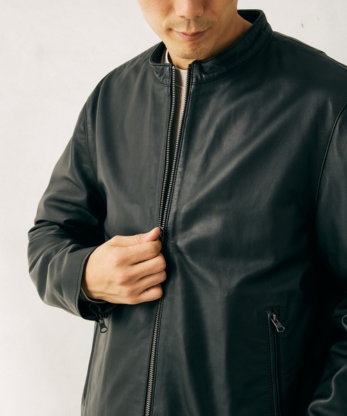 ジャーナルスタンダート メンズ ライダースジャケット 羊革 JOURNAL