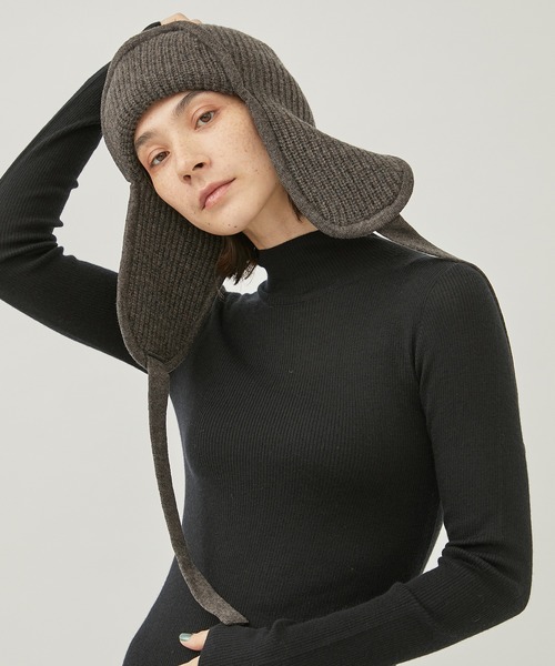 24AW】FUMIE TANAKA フミエタナカ knit roll cap 24AW FUMIE TANAKA