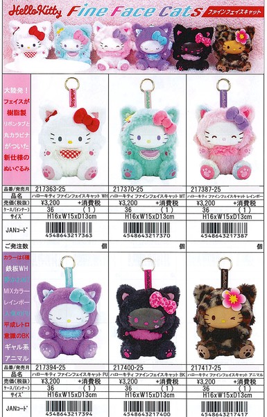 サンリオキャラクターズ ハローキティ ファインフェイスキャット