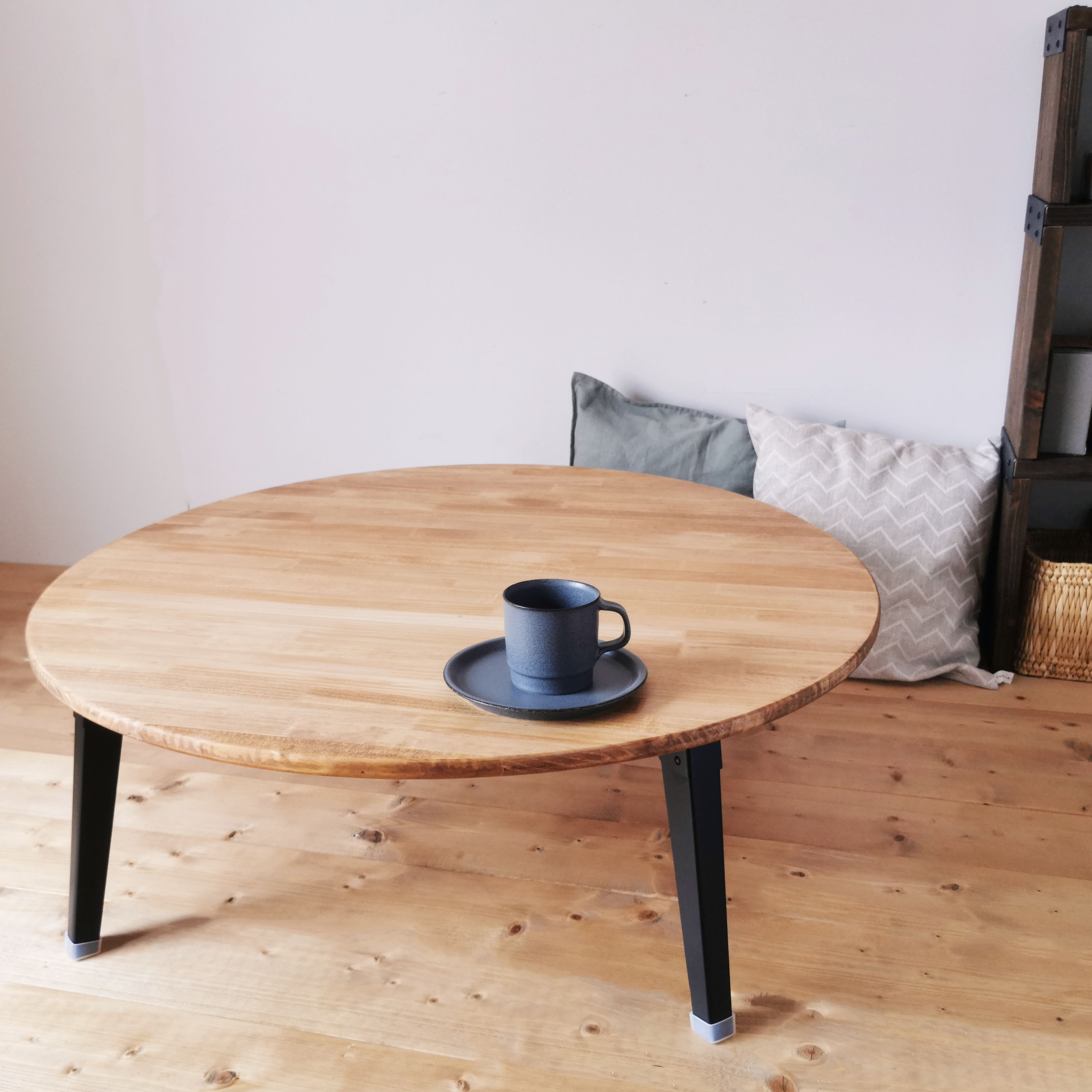 一枚板】天然Redwoodローテーブル@米国$3900で購入