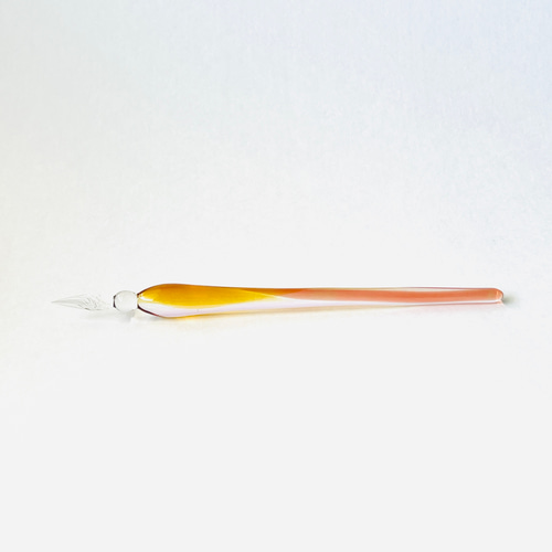 夕焼け空のガラスペン(細字) ペン・筆記用具 硝子工房きつねらんぷ