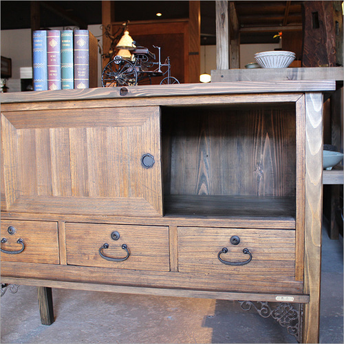 古材 チェスト アンティーク キャビネット 木製 無垢材 和箪笥 収納