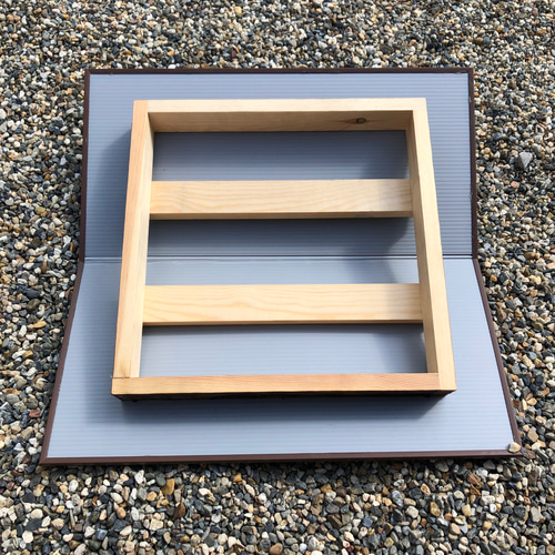 日本蜜蜂 重箱用 屋根 29cm用 ニホンミツバチ ハウス・小屋 まめしば