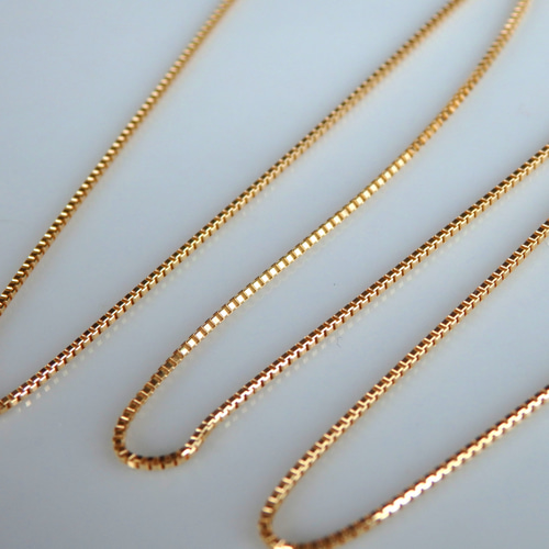 再販 k18ブレスレット ベネチアンチェーン 0.9㎜幅 アンクレット 気分