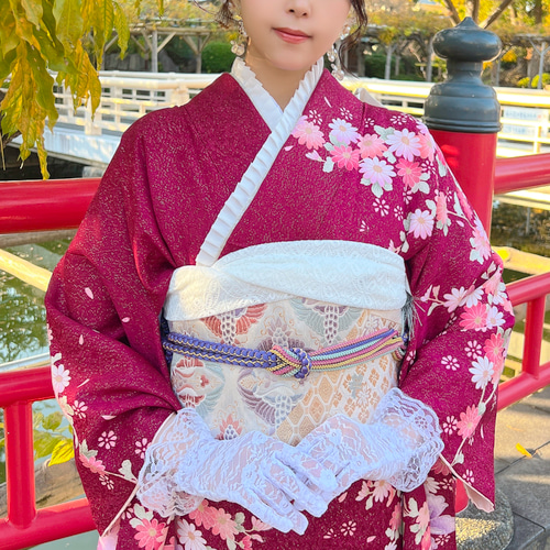 帯揚げ 帯あげ 帯上げ 成人式 二十歳の記念式典 振袖 着物 美