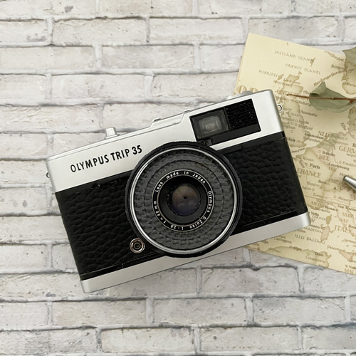 整備済・保証付】オリンパス TRIP35 フィルムカメラ｜ジェットブラック
