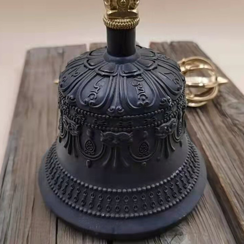 法器 九鈷金剛鈴 鐘 密教法具 真鍮製 26CM その他アート 財前 通販