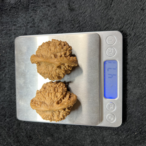 遊ぶ胡桃、「官帽」文玩核桃、クルミ核桃セット484137/47.1g その他