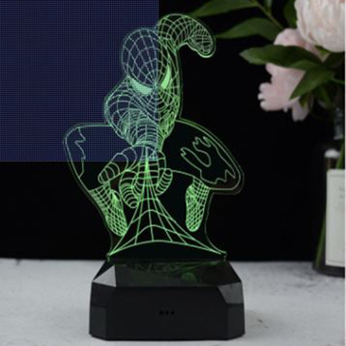 スパイダーマン ウォールライト ヨコ約20㎝、タテ約30㎝