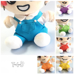 確認用 ちびぬいちゃんのコーデュロイ吊りズボン