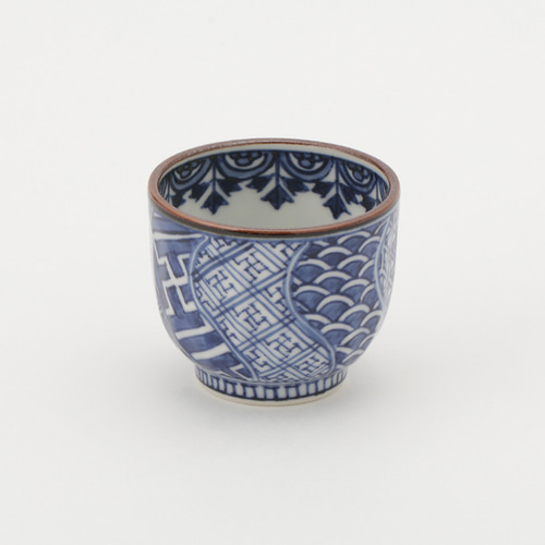 京焼 清水焼 山本壹楽 壹楽窯 祥瑞 ぐい呑み おちょこ・ぐい呑み・徳利