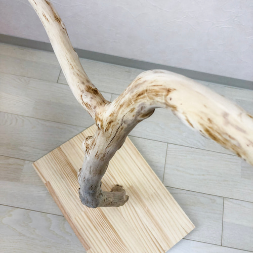 流木の止まり木】高さ約82cm！鳥 インコ 使いやすい2又の止まり木