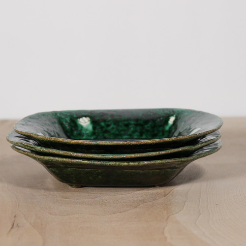 織部・粉引 線深皿】s205 和食器 陶芸 煮物 鉢 取り鉢 プレゼント 結婚