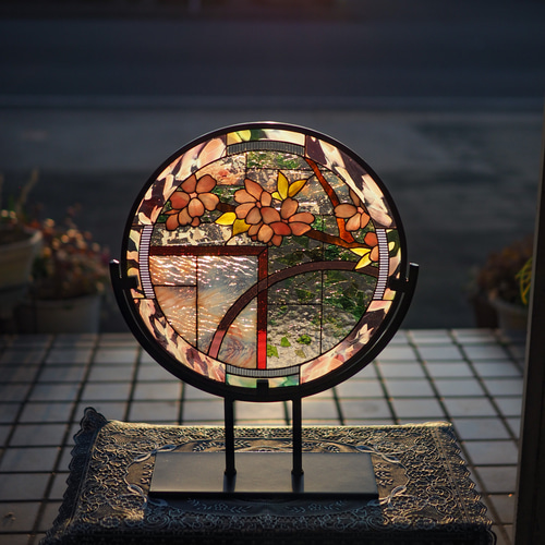 さくら 2023」ステンドグラス パネル 桜 その他インテリア雑貨