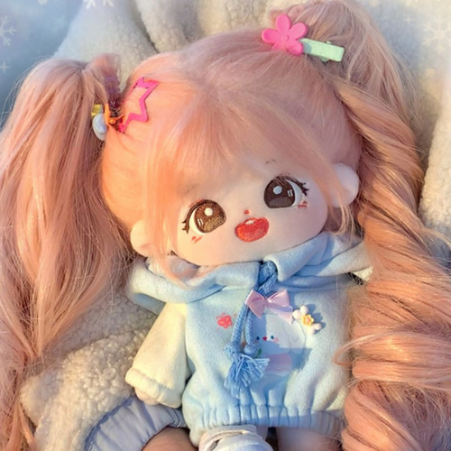 着せ替えぬいぐるみ 20cmぬいぐるみ キラキラ桃ちゃん 服購入可能 骨格