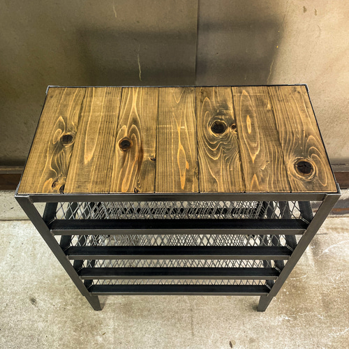 アイアンラック 植物棚 シェルフ ディスプレイラック インダストリアル