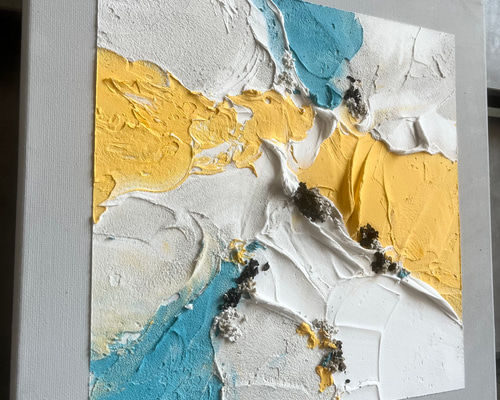現代アート 30×30㎝ テクスチャーアート モダン アートパネル